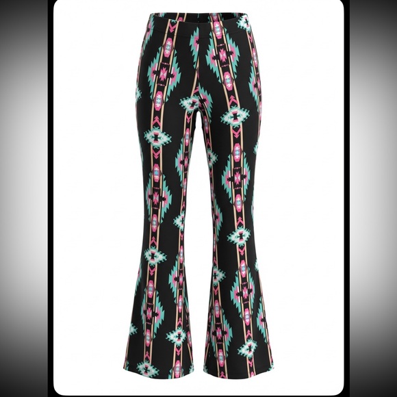 Simply Ruby Pants - Simply Ruby Flare  Leg Pants Size L